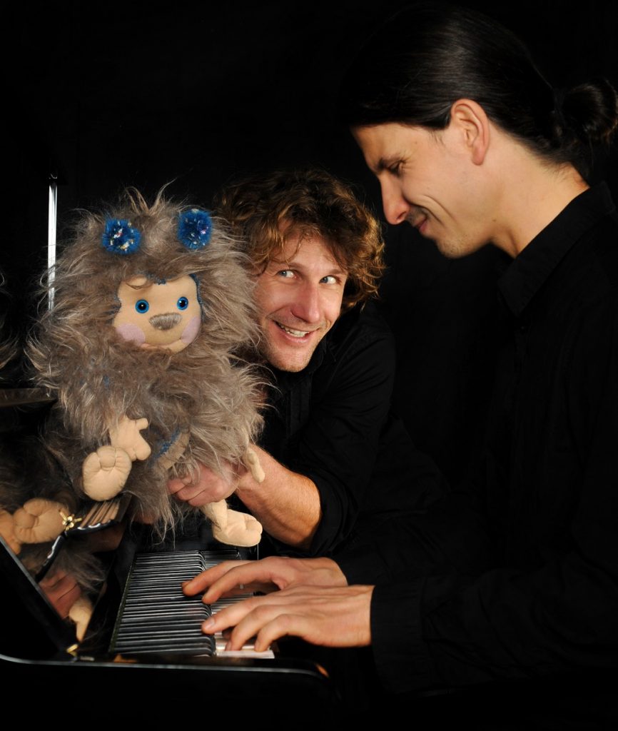 Portraitfoto Tastenmann, Puschelpapa und Puschel