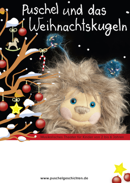 Plakat Puschel und das Weihnachtskugeln