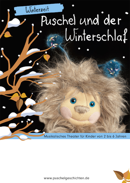 Plakat Puschel und der Winterschlaf